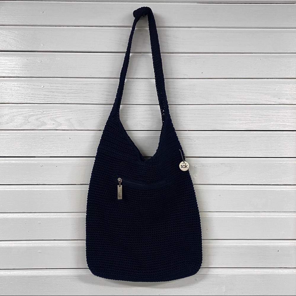 The Sak | Dark Blue Crotchet Hobo Bag